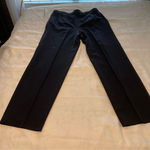 Escada 100% Wool Trouser Pants Pleated Pockets Straight Leg SZ 44 EU (14 US) - Picture 6 of 9